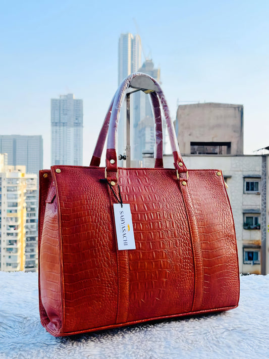 Sabayasachi crocodile leather | Tote Handbag