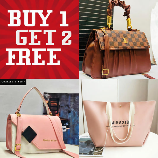 Buy 1 Get 2 | 2 handbags & 1 tote