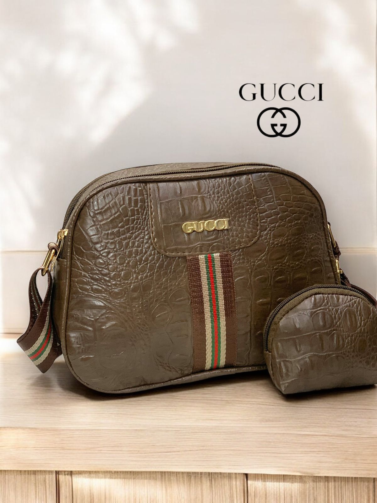 Gucci crocodile shoulder bag online