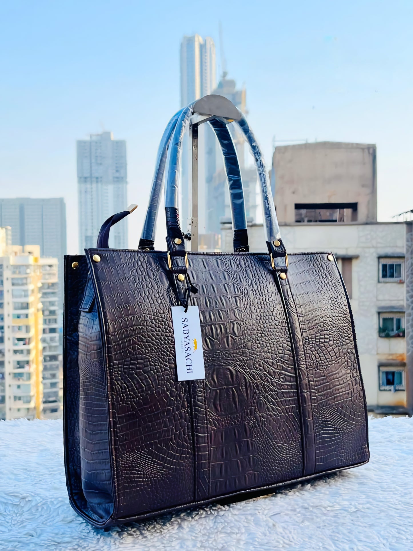 Sabayasachi crocodile leather | Tote Handbag